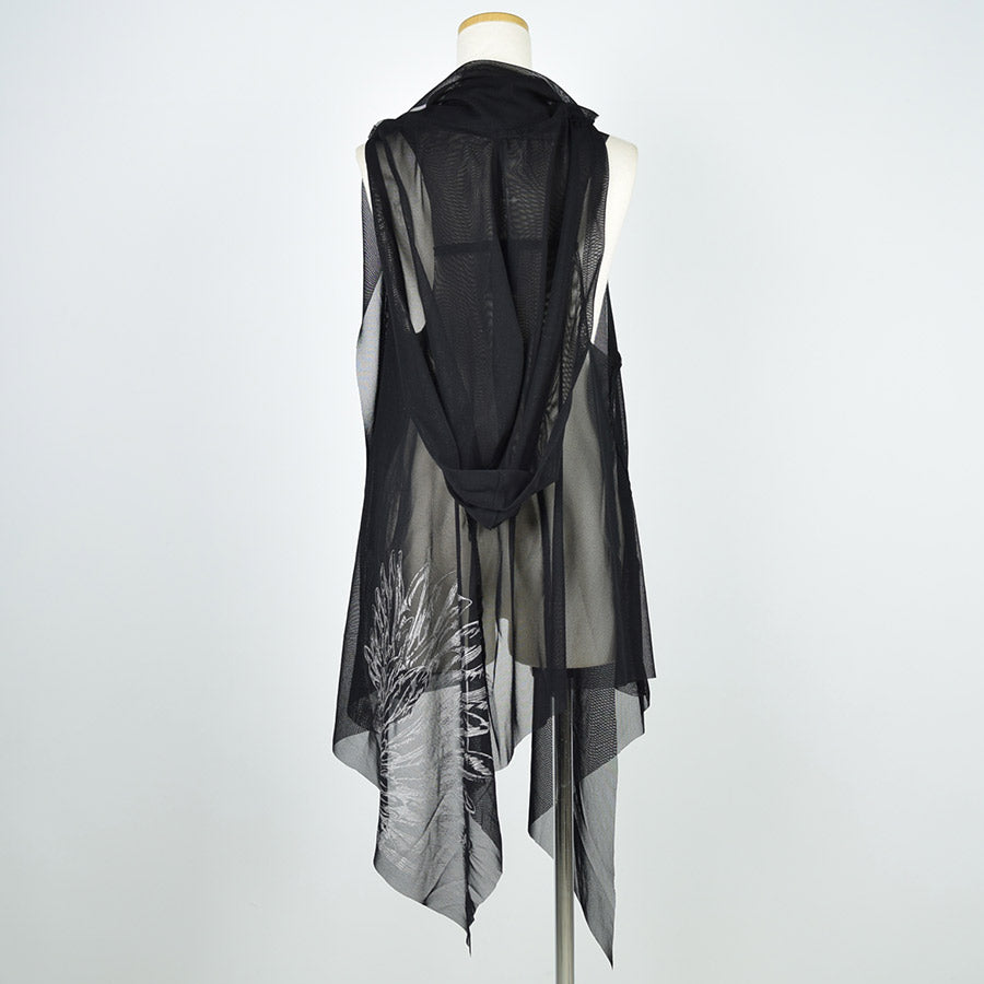 Angel Wings Mesh Hoody Gilet