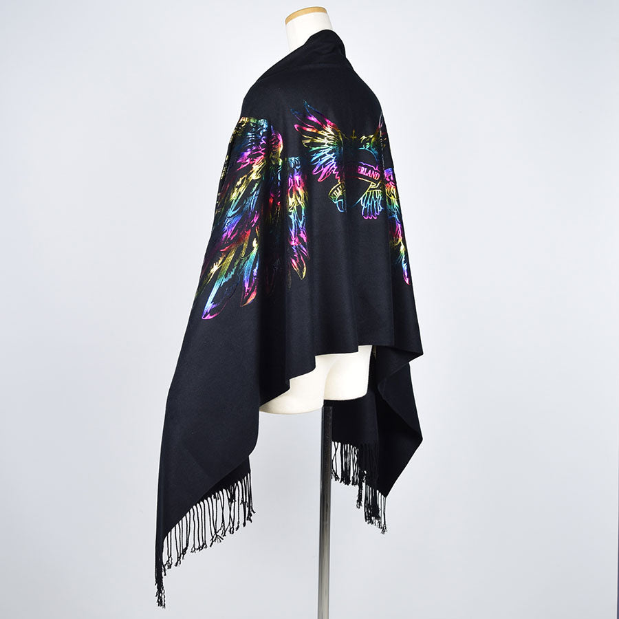 Angel Wings Rainbow Stole