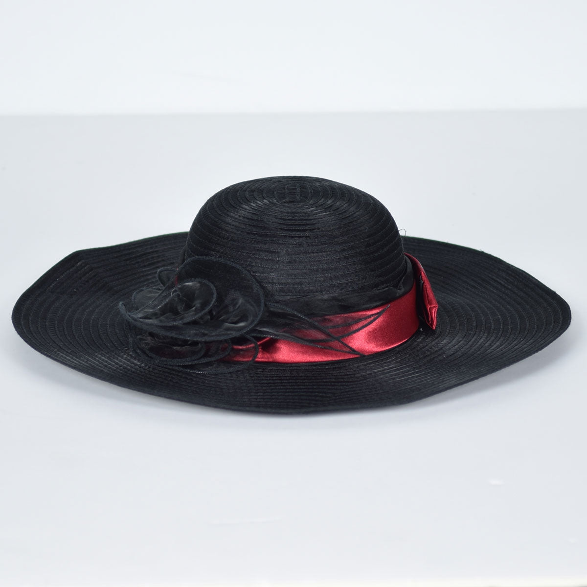 Red Ribbon Hat