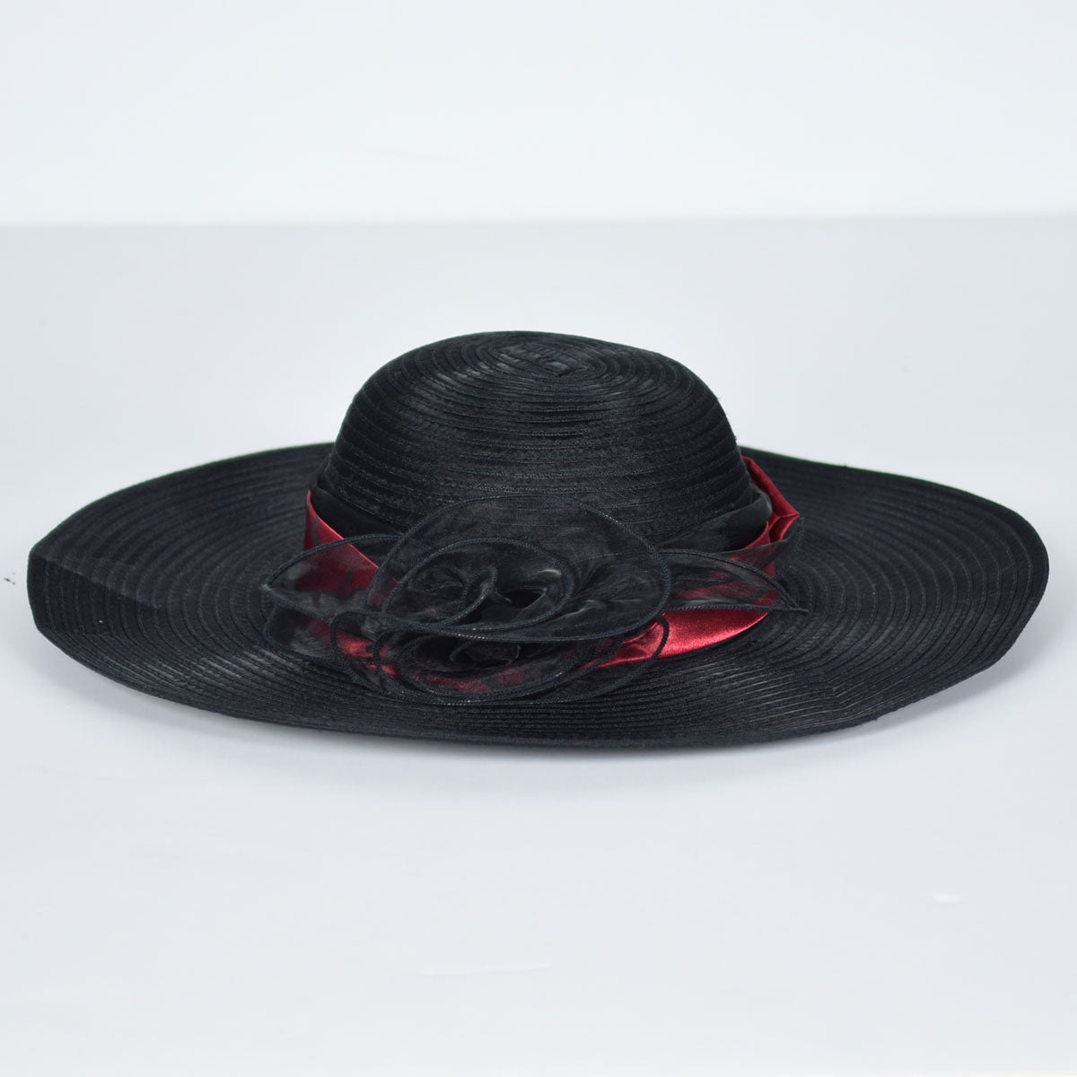 Red Ribbon Hat