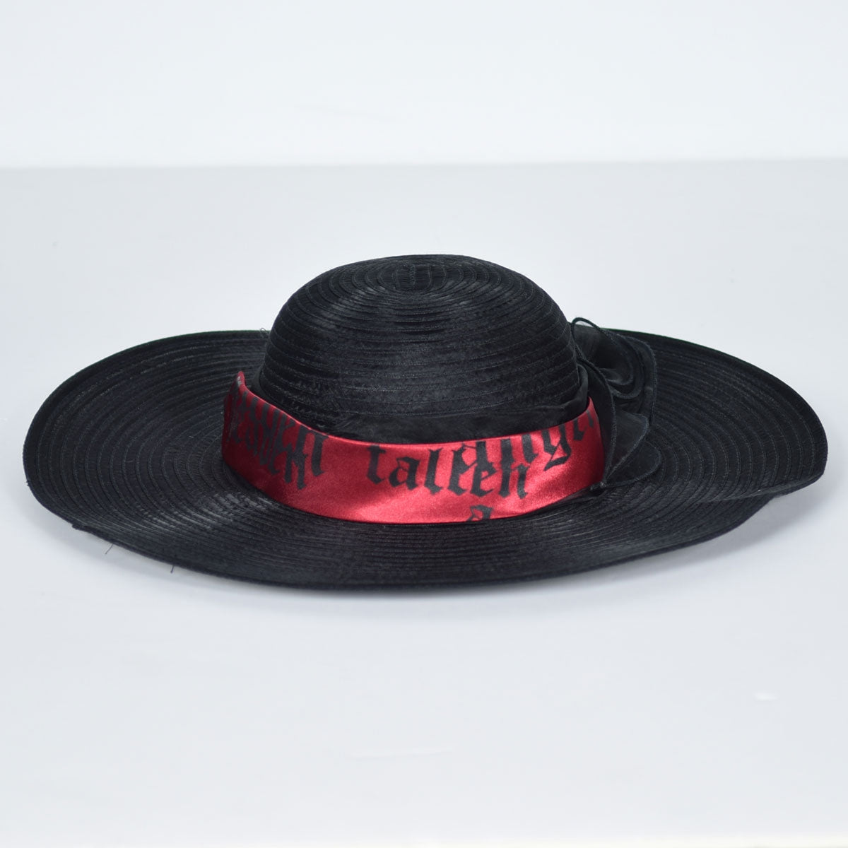 Red Ribbon Hat