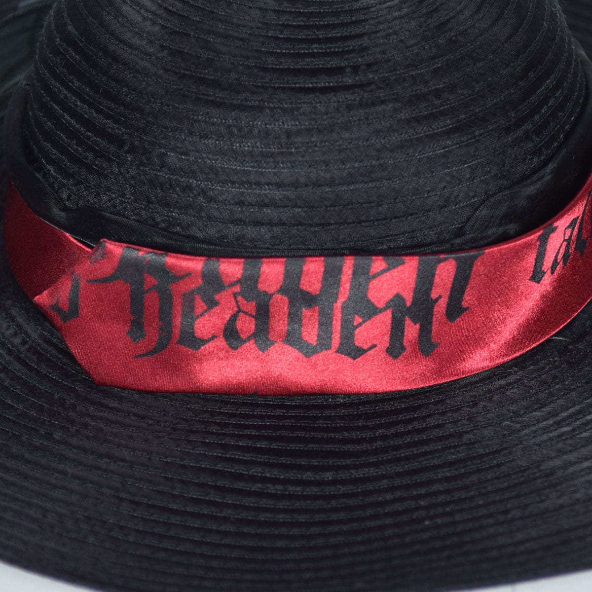 Red Ribbon Hat