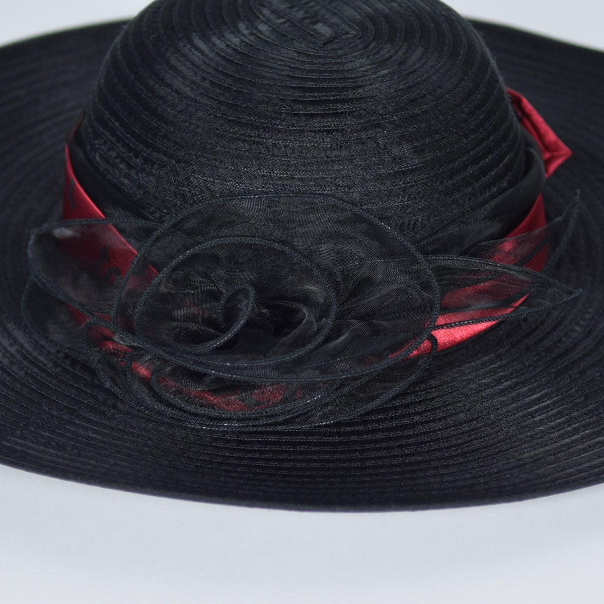 Red Ribbon Hat