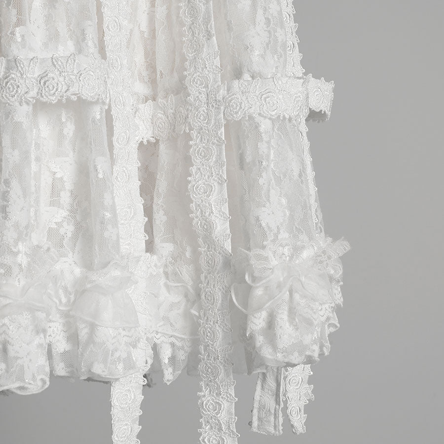 White Rose Bird Cage Dress – h.NAOTO WEBSHOP