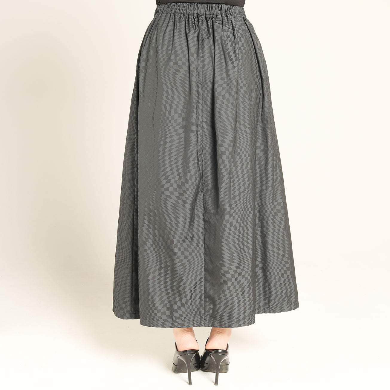 Geometric Pattern Long Skirt