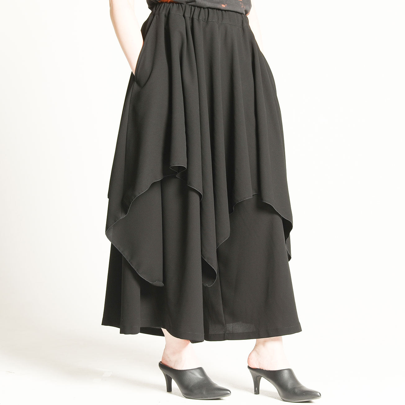 Flared Skirt Wide Pants