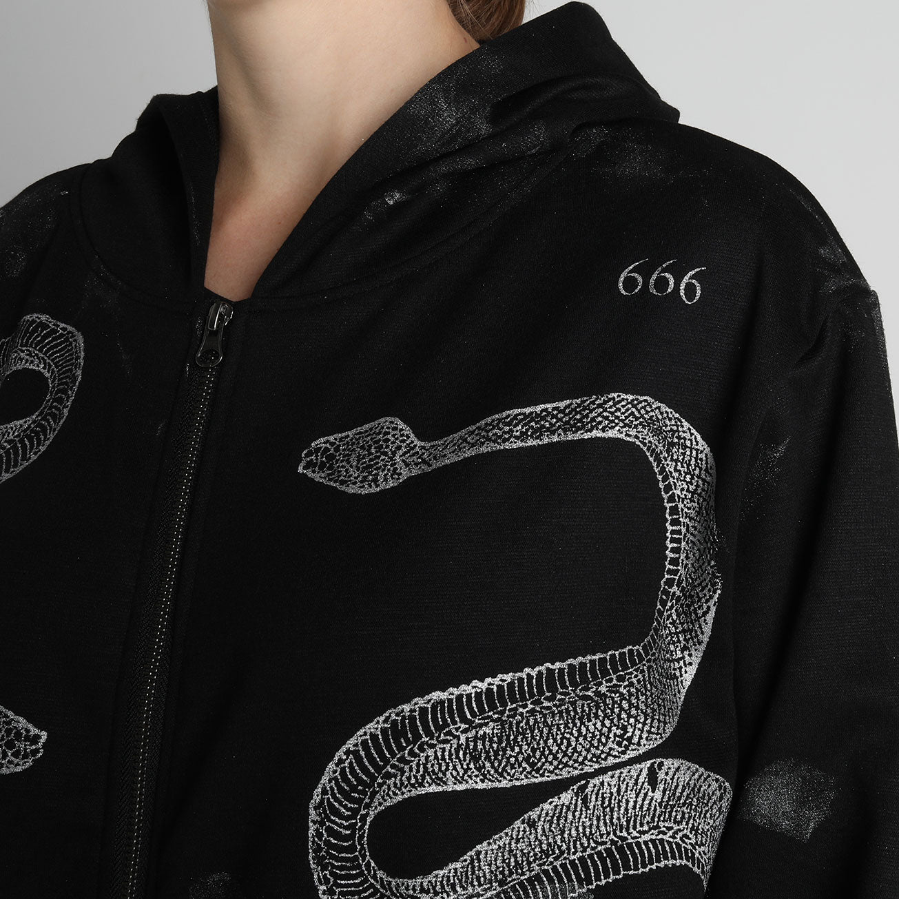 Snake Crash Paint  Hoodie