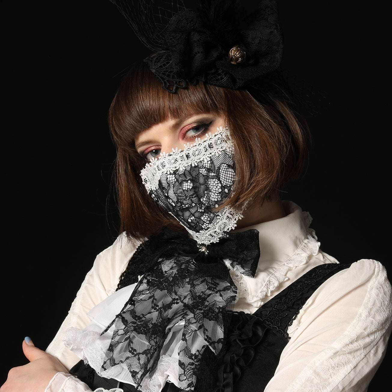 Gothic & Lolita Lace Mask Wear