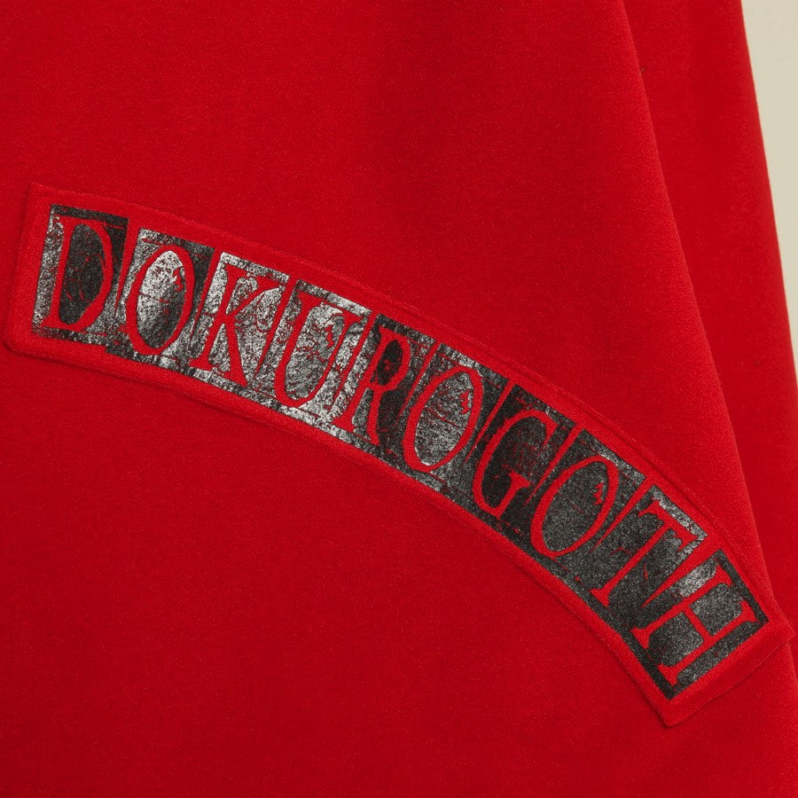 Asymmetric Red Long Hoodie (2 sizes)