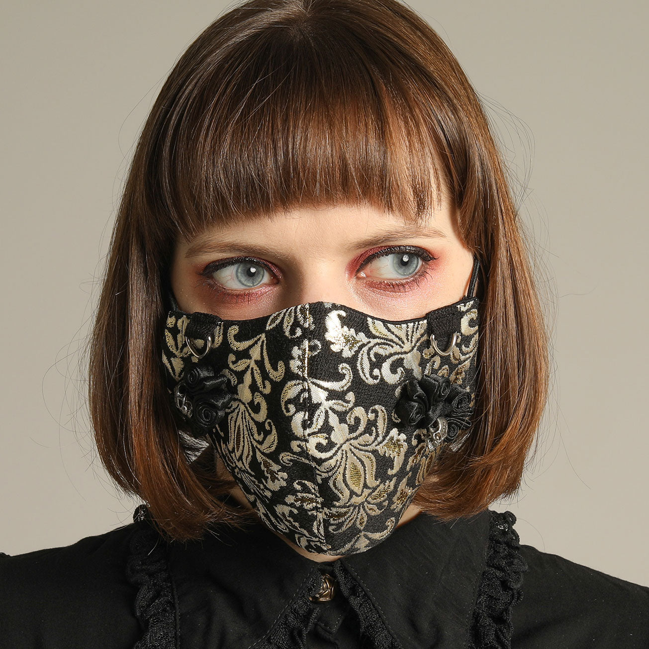 Jacquard Tassel Mask Wear / M