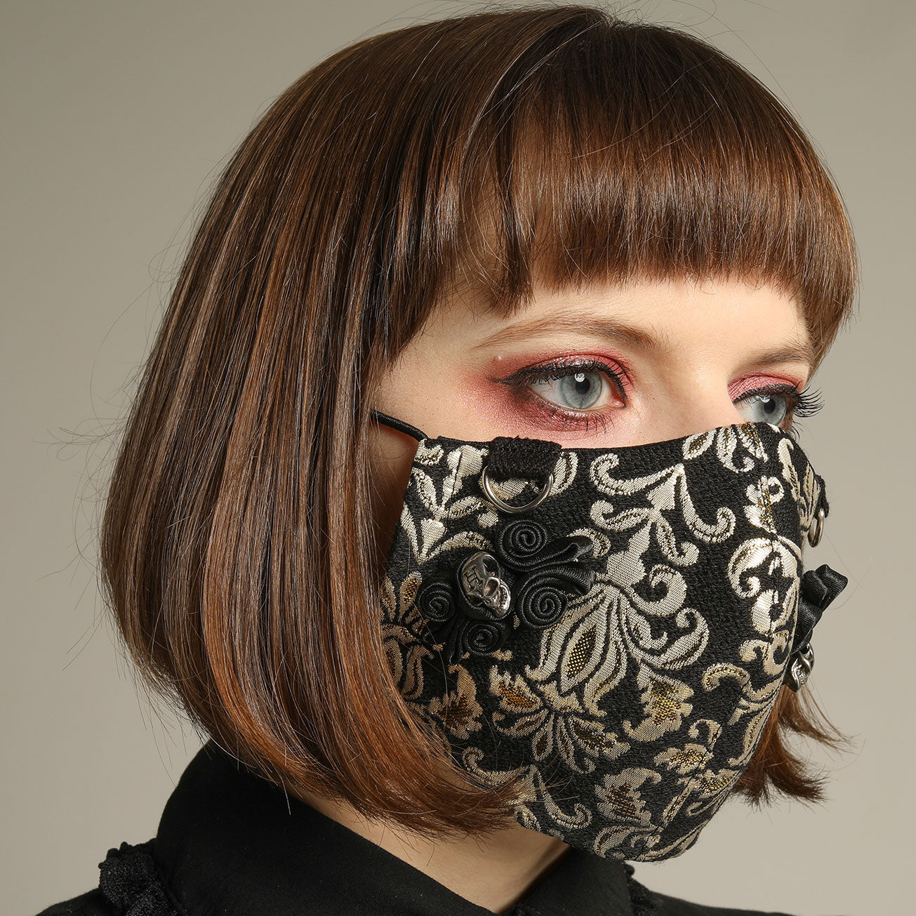 Jacquard Tassel Mask Wear / M