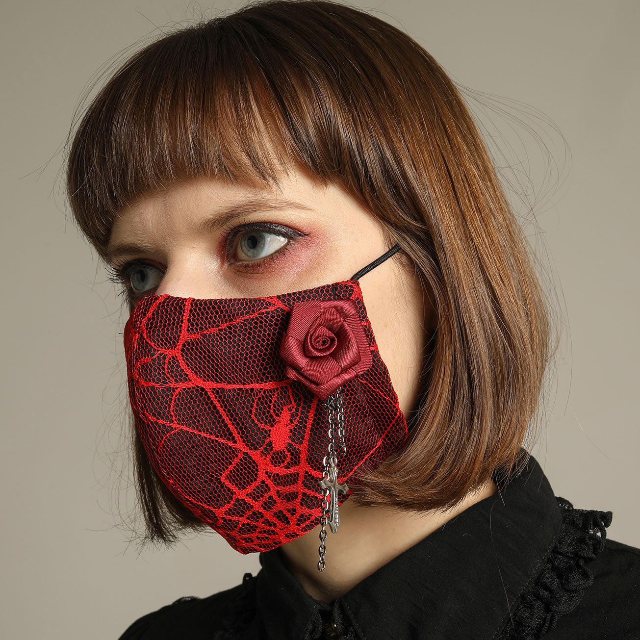 Spiderweb Mesh Mask Wear (2 sizes)