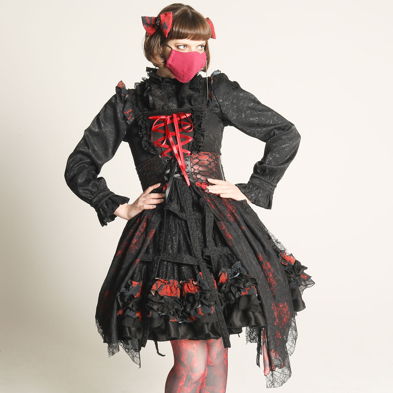 Passion Cross Pink Mask Wear / M