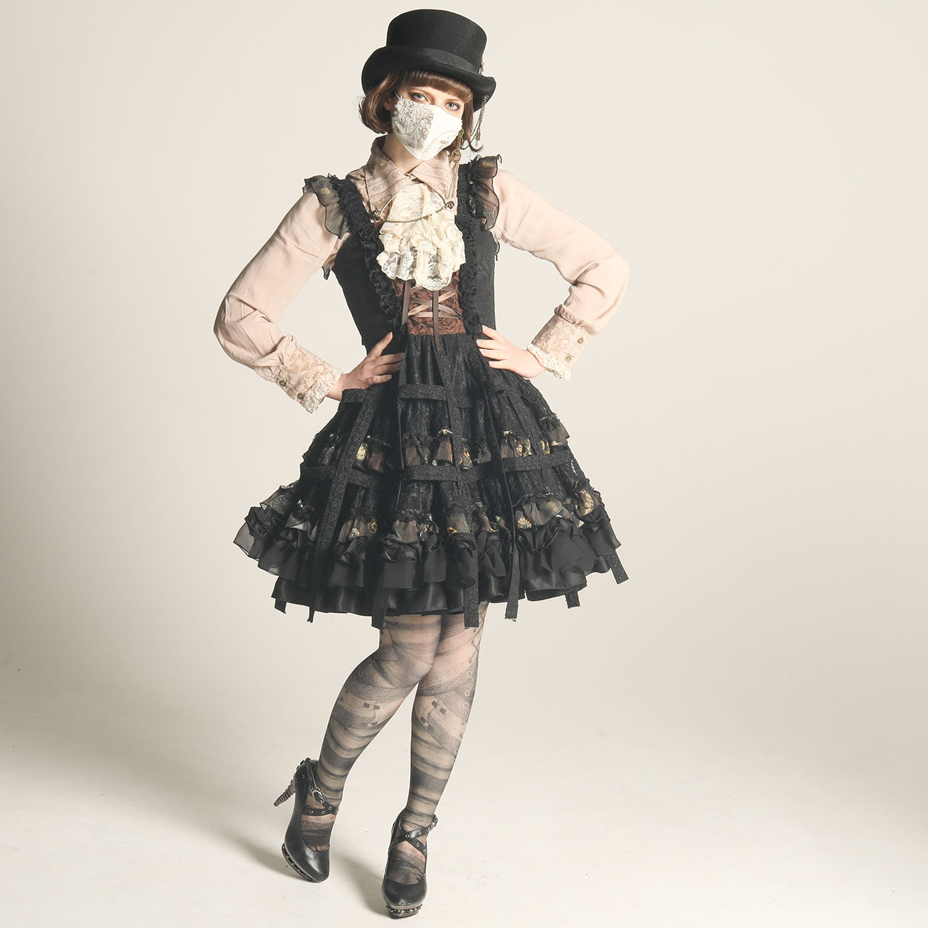 Steampunk Bird cage dress