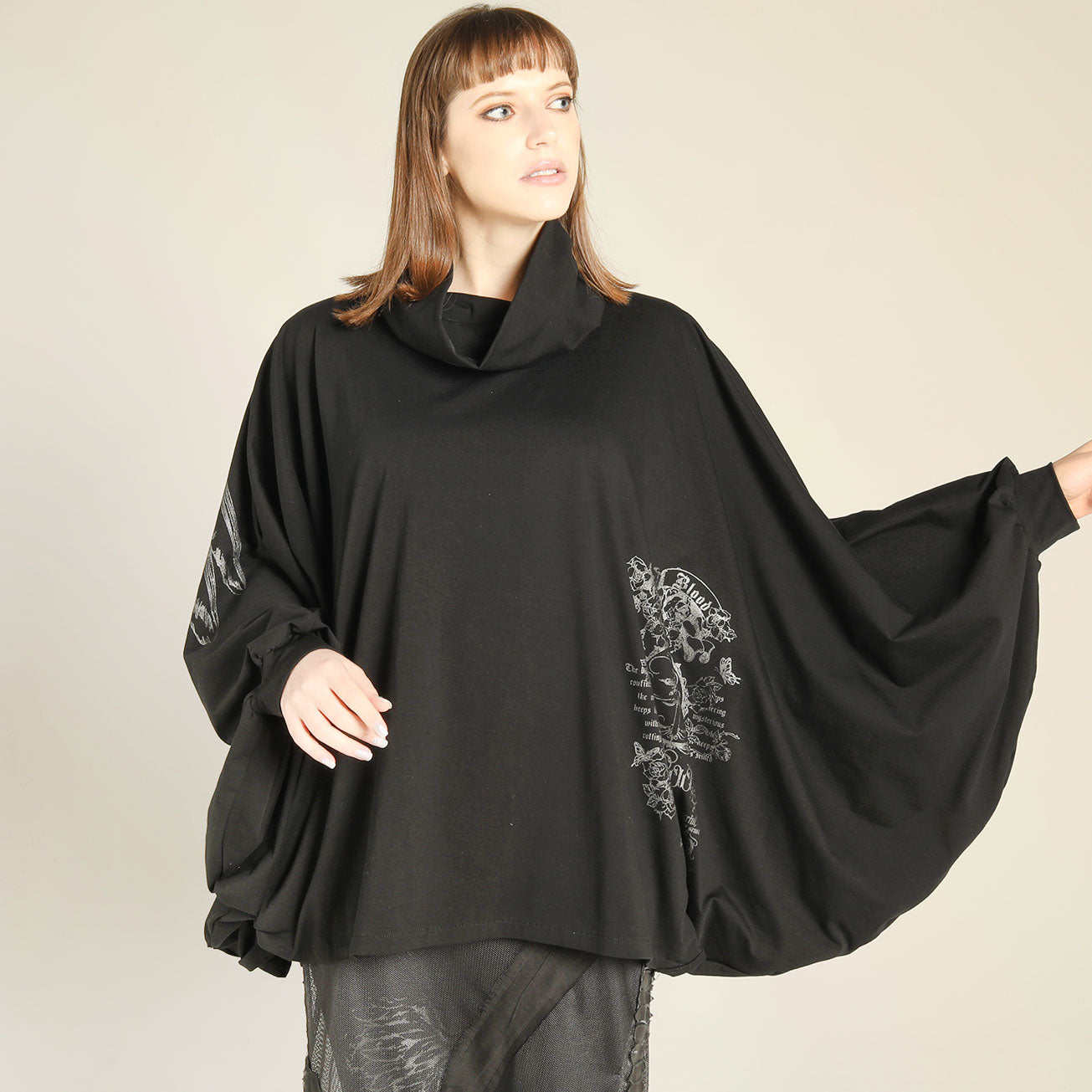 Angel Cape sleeve tunic