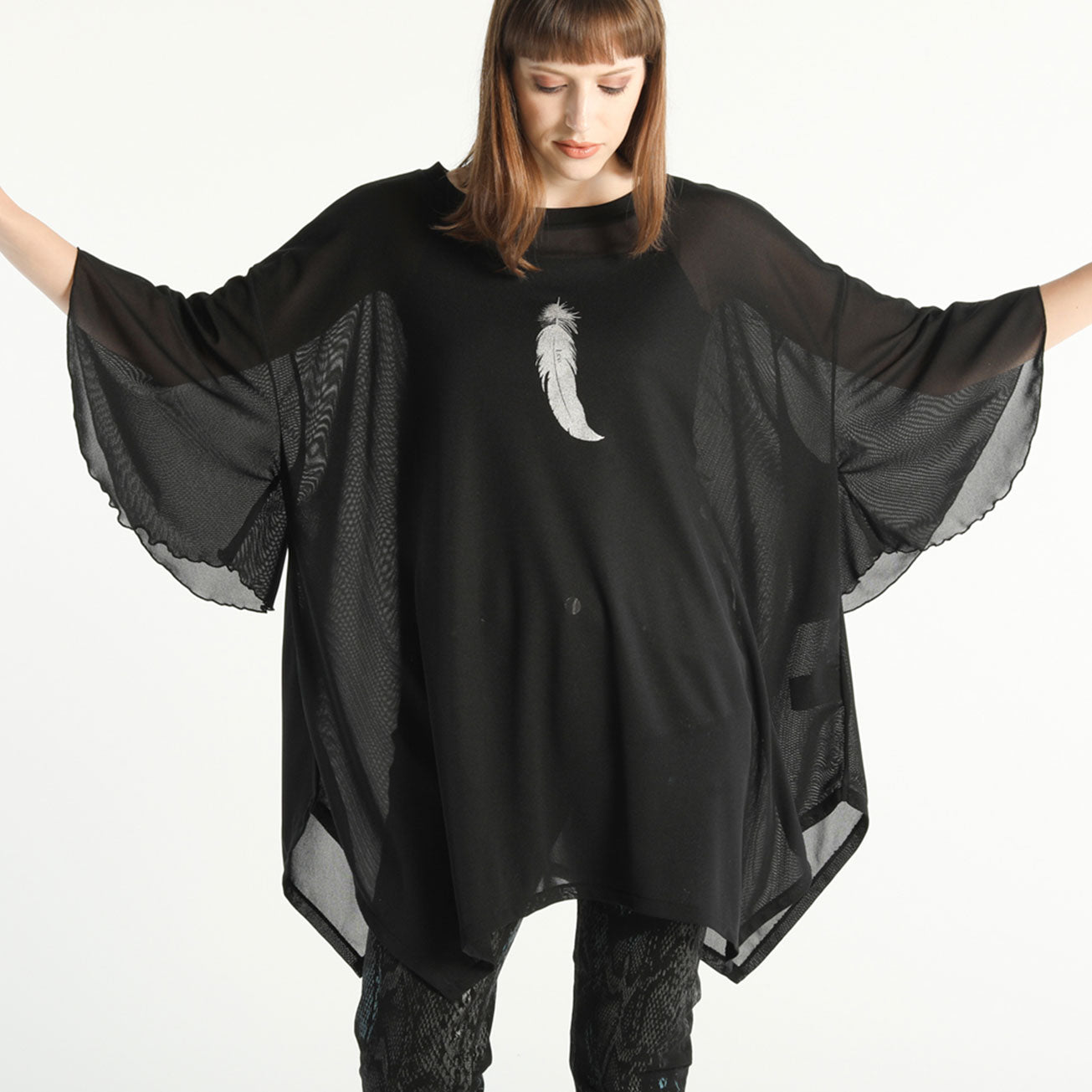 Angel Wing See-Through Tunic