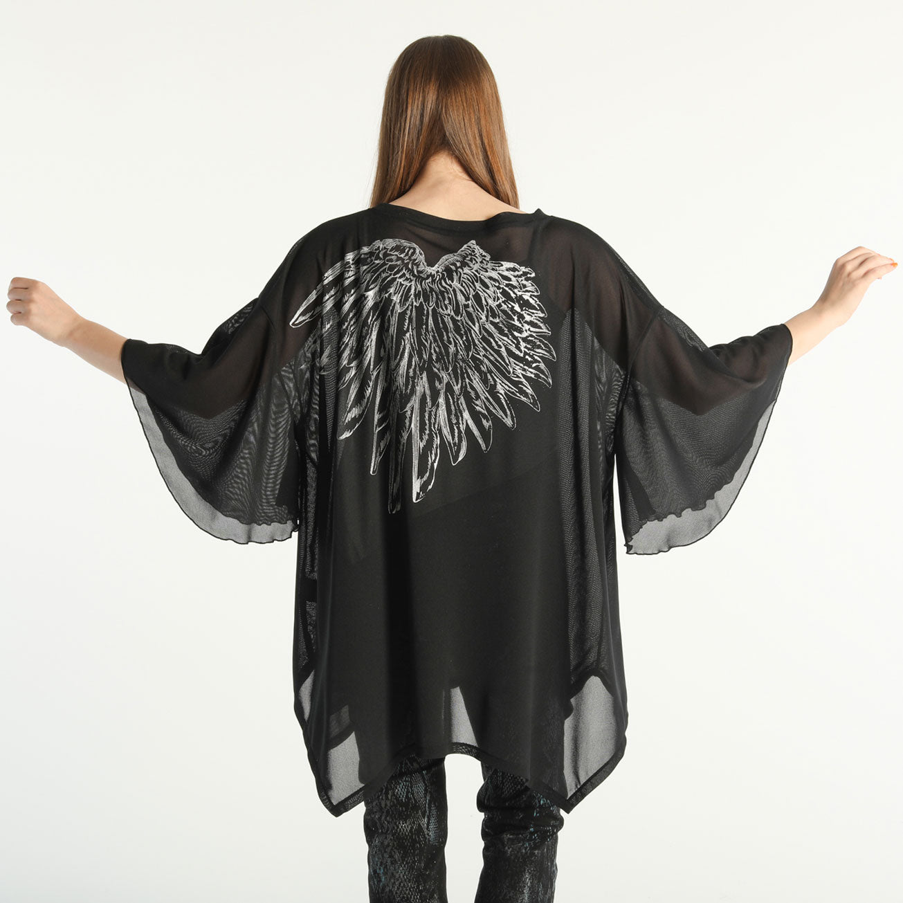 Angel Wing See-Through Tunic