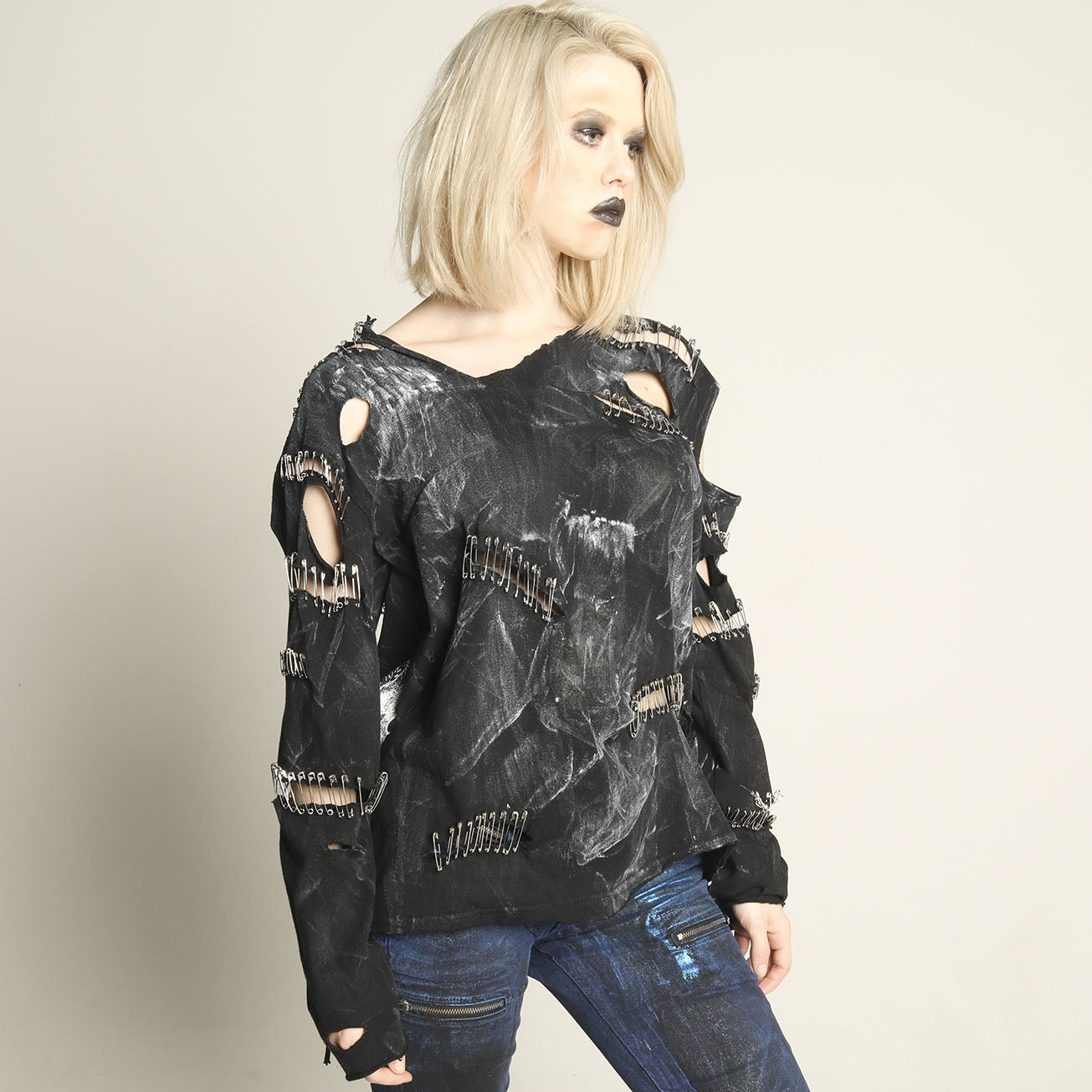 Slash Safety Pin Tops