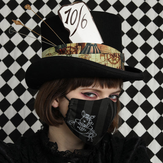 Mad Hatter and Pocket Watch Mask Wear / M