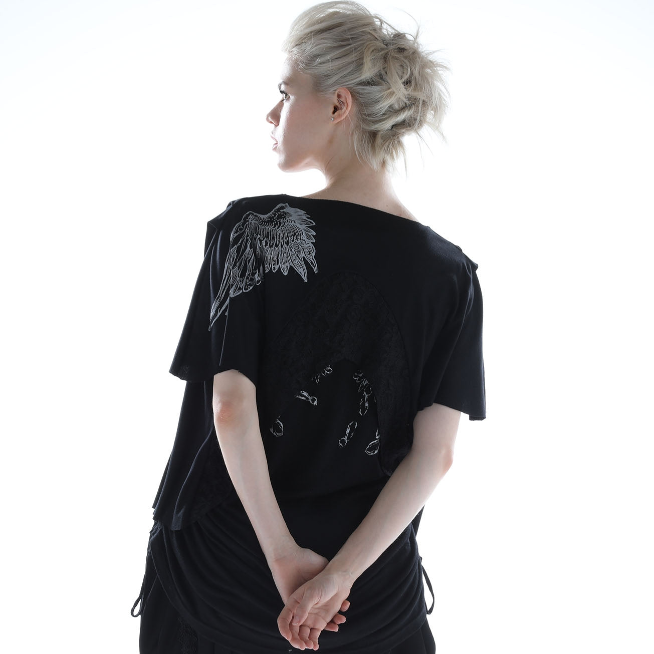One Wing Short Tops