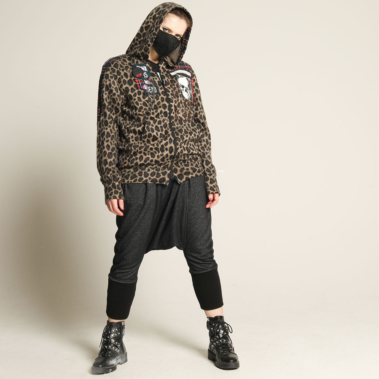 Dokurogoth Leopard Hoodie