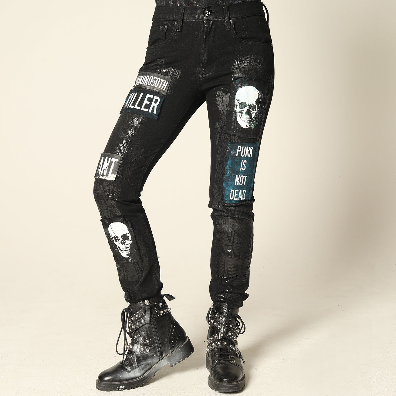 Slash Paint Damage Pants