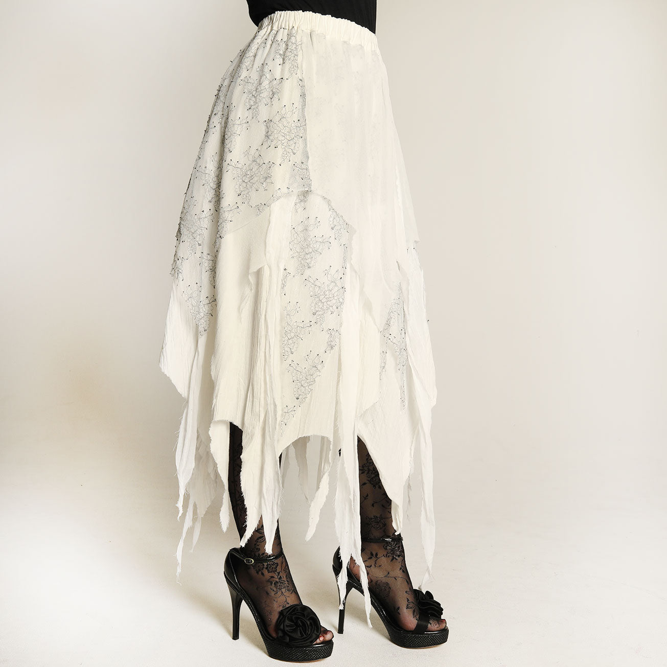 Gauze lace skirt jacket hotsell