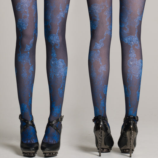 Blue Bloody Rose Tights